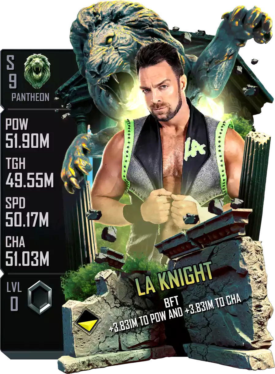 Pantheon - La Knight - Standard Card from WWE Supercard