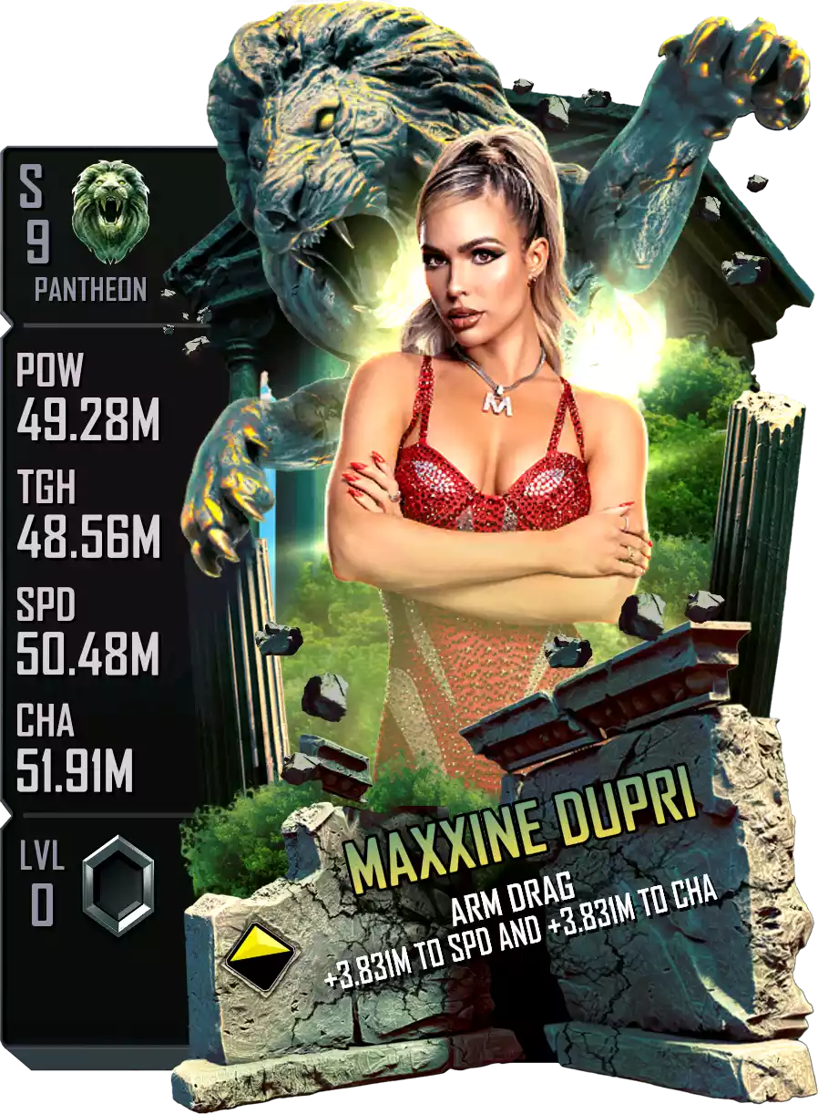 Pantheon - Maxxine Dupri - Standard Card from WWE Supercard