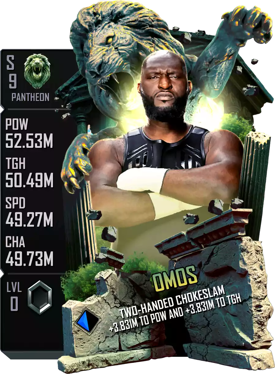 Pantheon - Omos - Standard Card from WWE Supercard