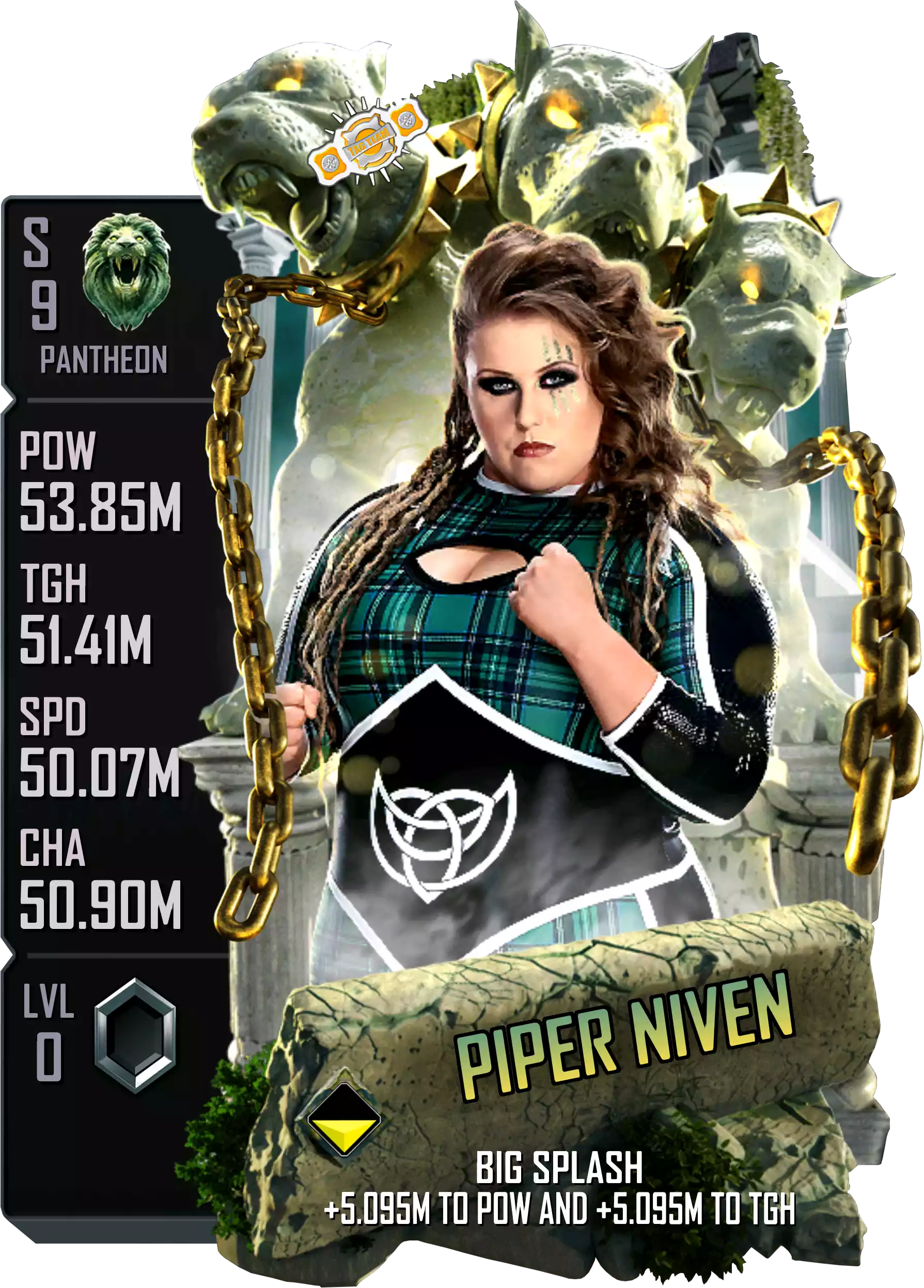 Pantheon, Piper Niven, Fusion Card from WWE Supercard