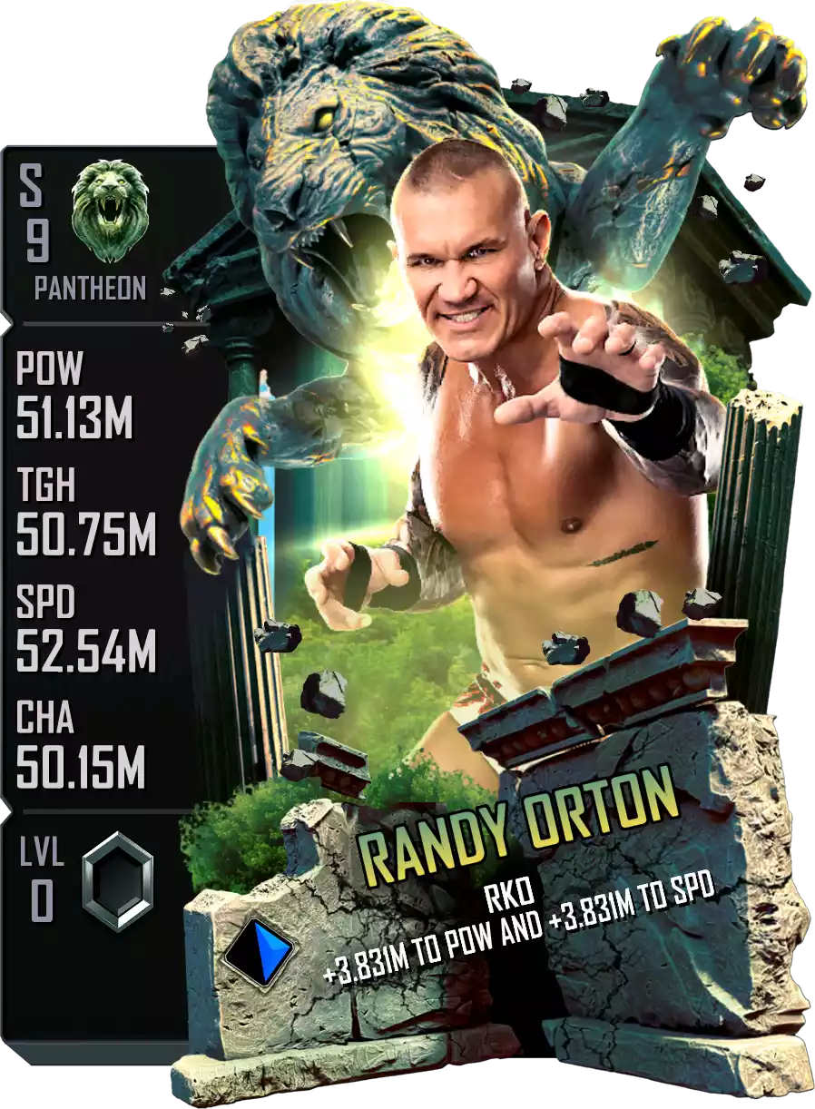 Pantheon - Randy Orton - Standard Card from WWE Supercard