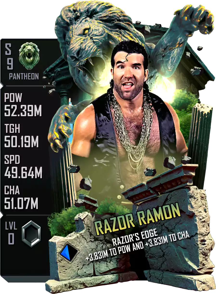 Pantheon - Razor Ramon - Standard Card from WWE Supercard