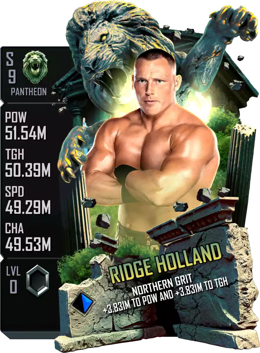 Pantheon - Ridge Holland - Standard Card from WWE Supercard