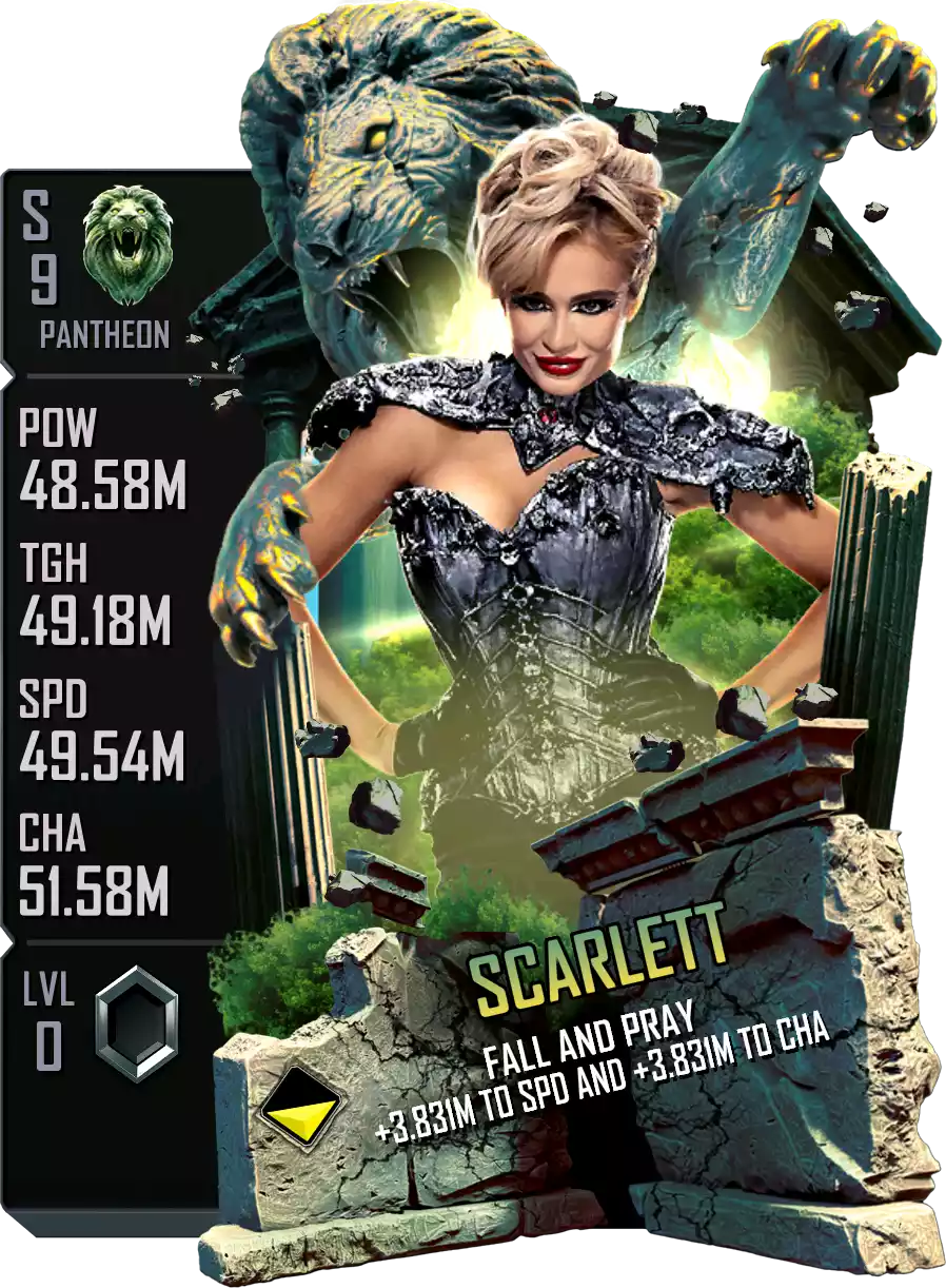 Pantheon - Scarlett - Standard Card from WWE Supercard