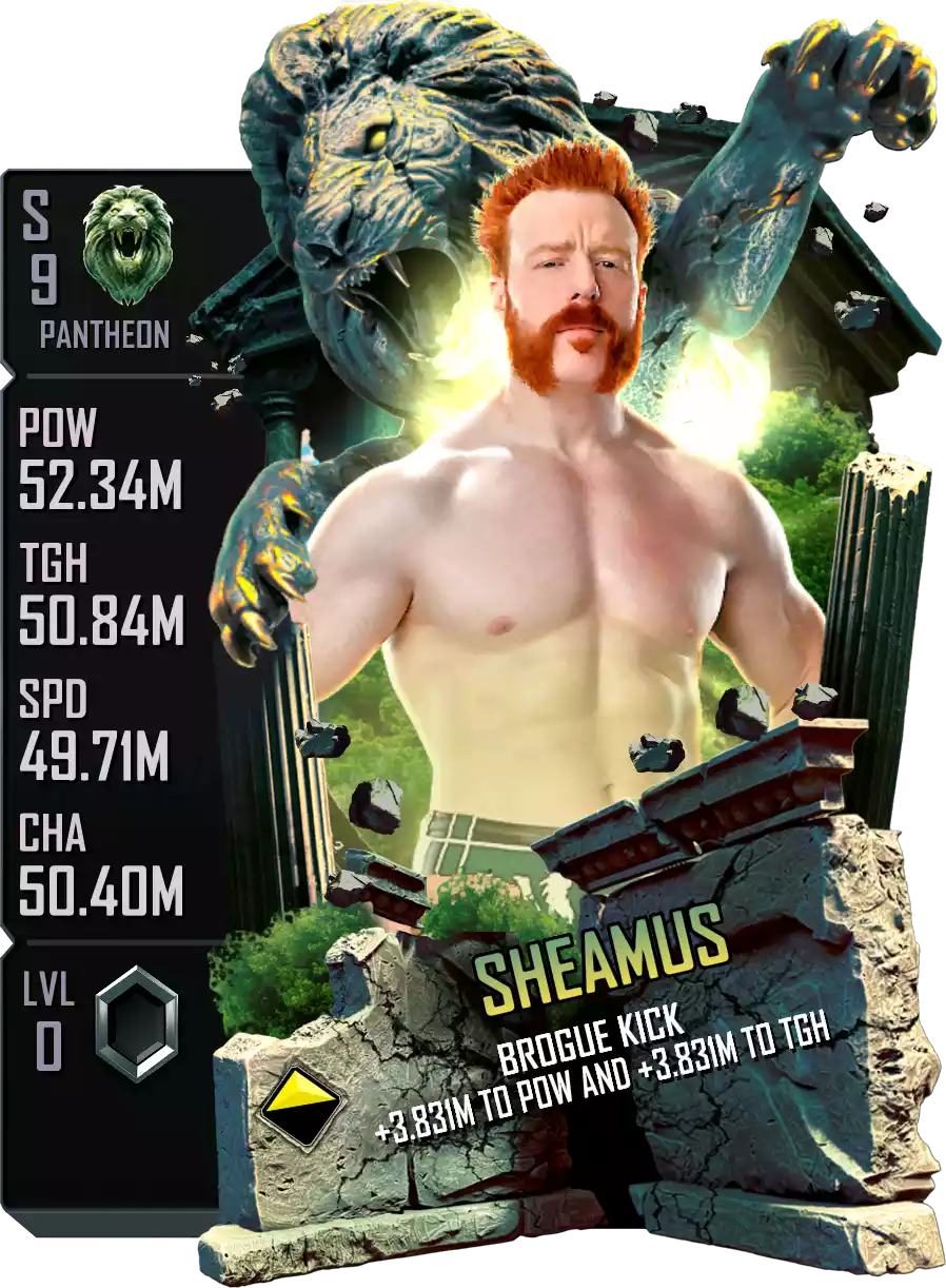 Pantheon - Sheamus - Standard Card from WWE Supercard