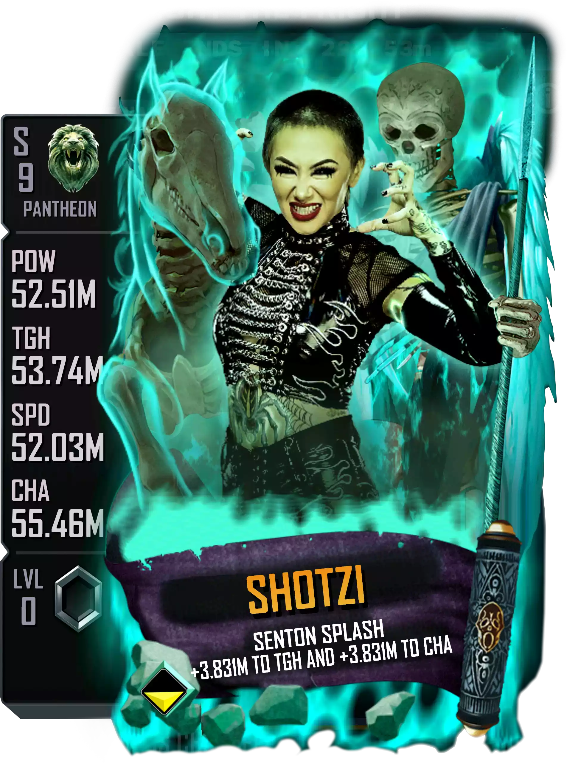 Pantheon - Shotzi - Special Seasonal Halloween Card from WWE Supercard