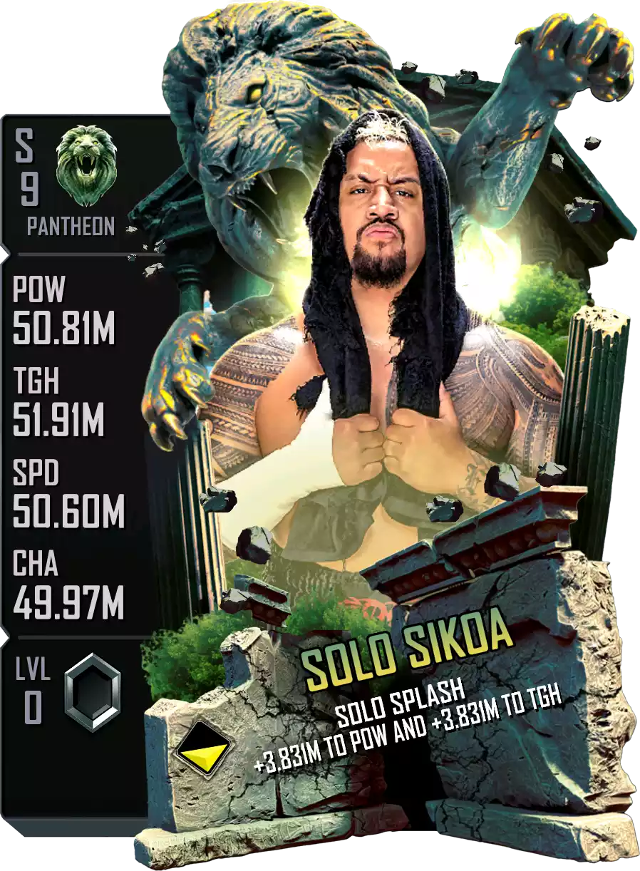 Pantheon - Solo Sikoa - Standard Card from WWE Supercard