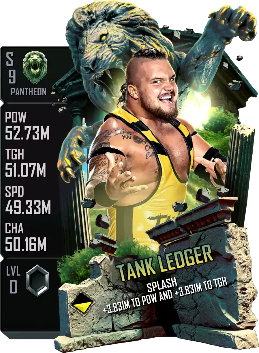 Pantheon - Tank Ledger - Standard Card from WWE Supercard