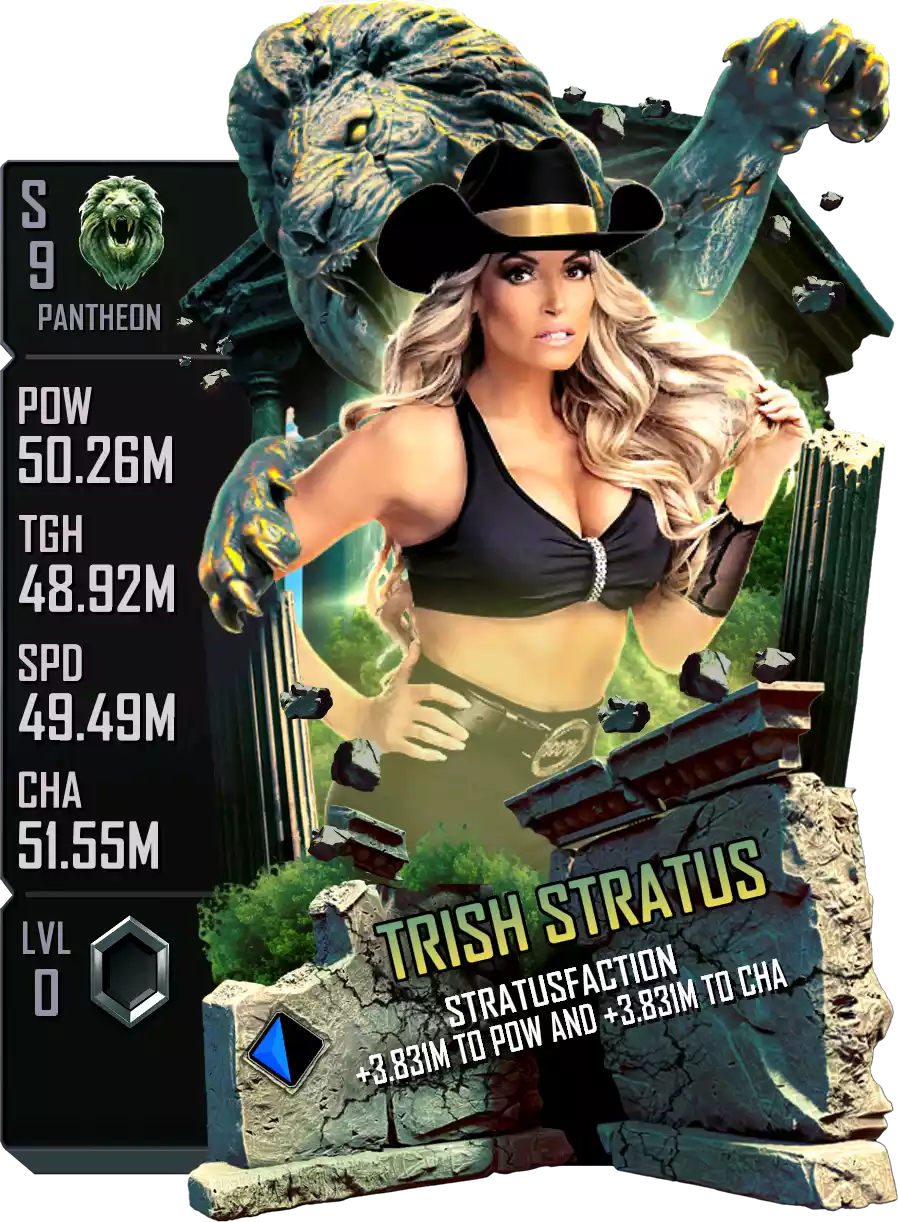 Pantheon - Trish Stratus - Standard Card from WWE Supercard