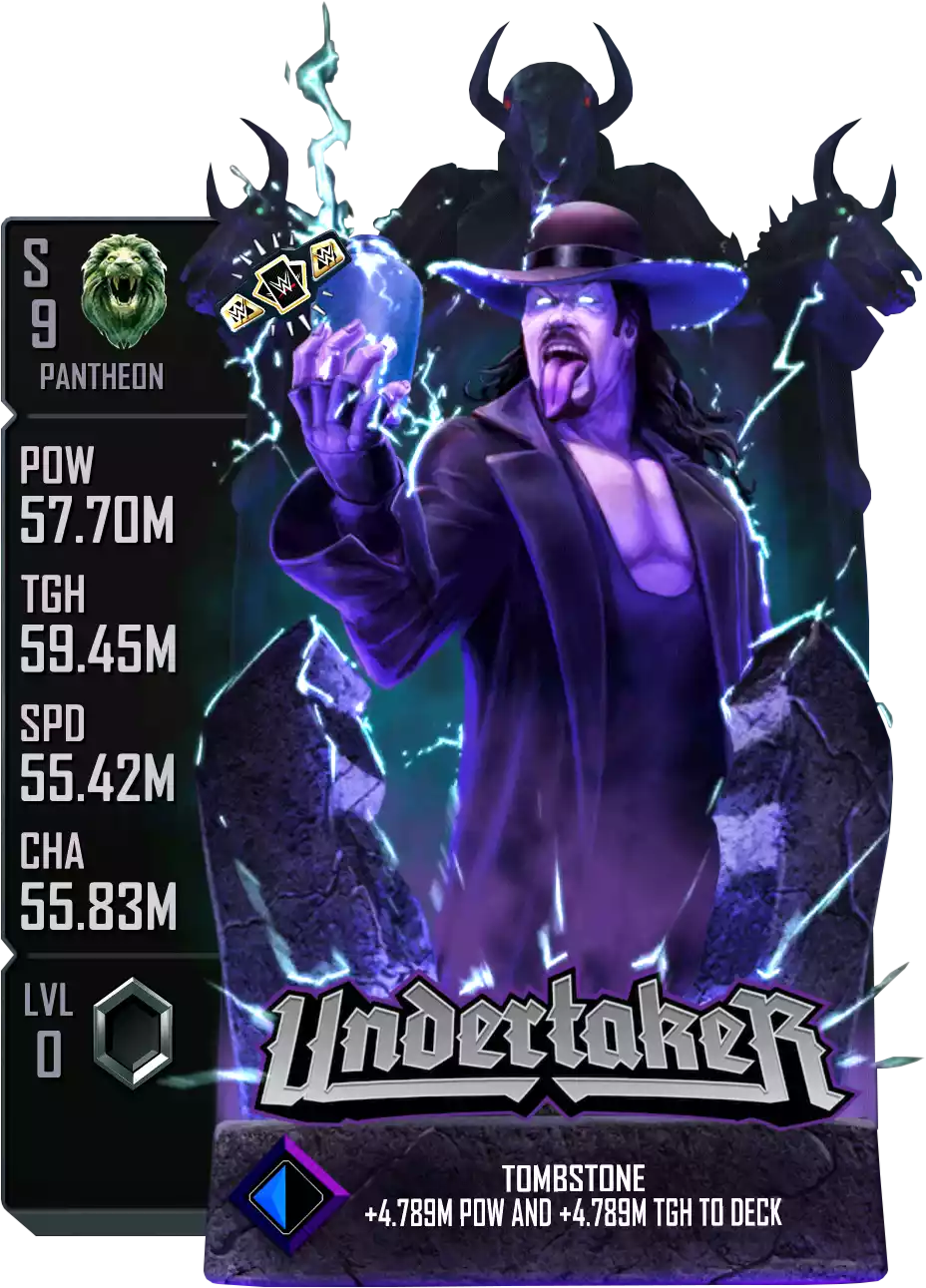 Pantheon - Undertaker - Special Edition (SE) Card from WWE Supercard