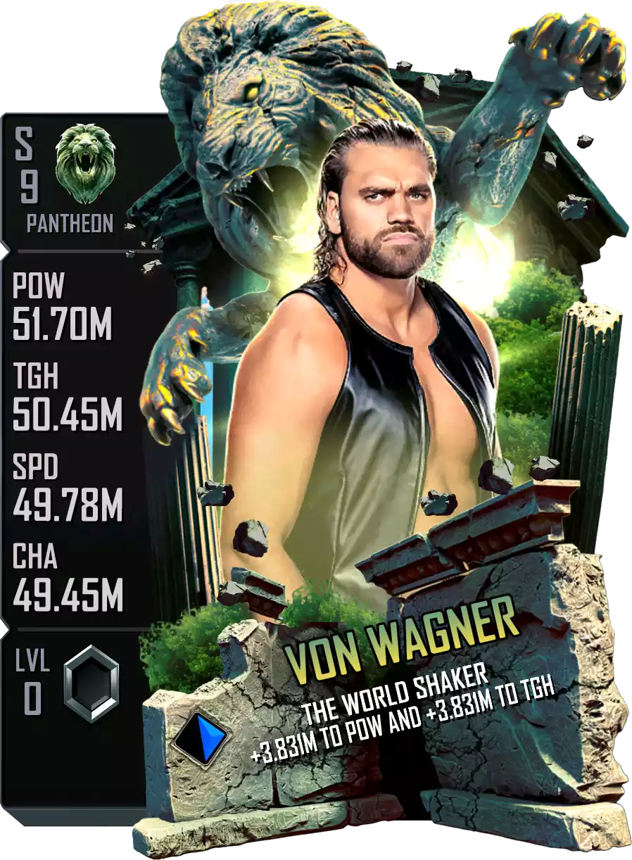 Pantheon - Von Wagner - Standard Card from WWE Supercard