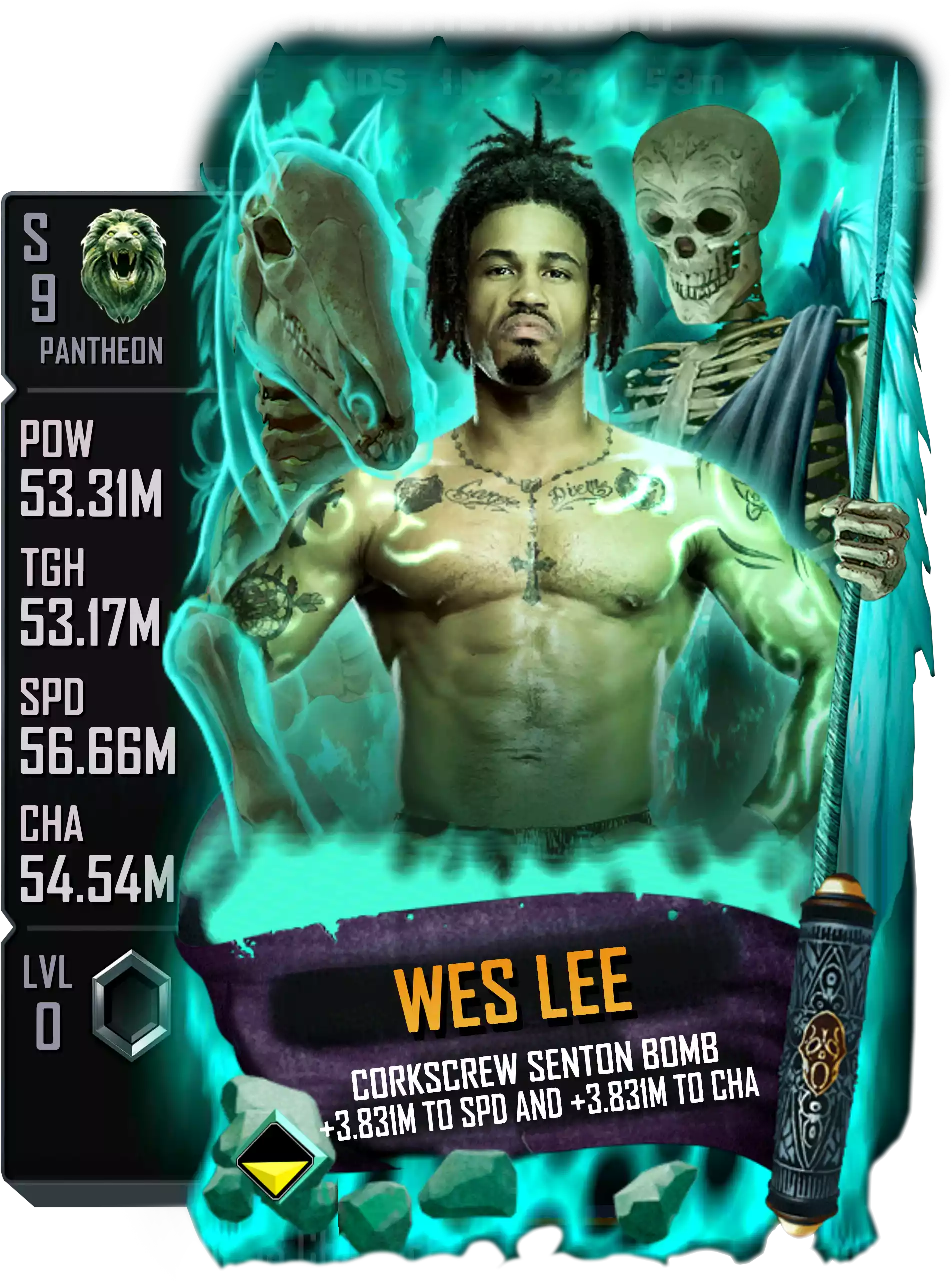 Pantheon - Wes Lee - Special Seasonal Halloween Card from WWE Supercard