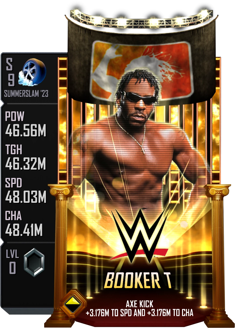 SS23 (SummerSlam '23) - Booker T SE (Special Edition) Card from WWE Supercard