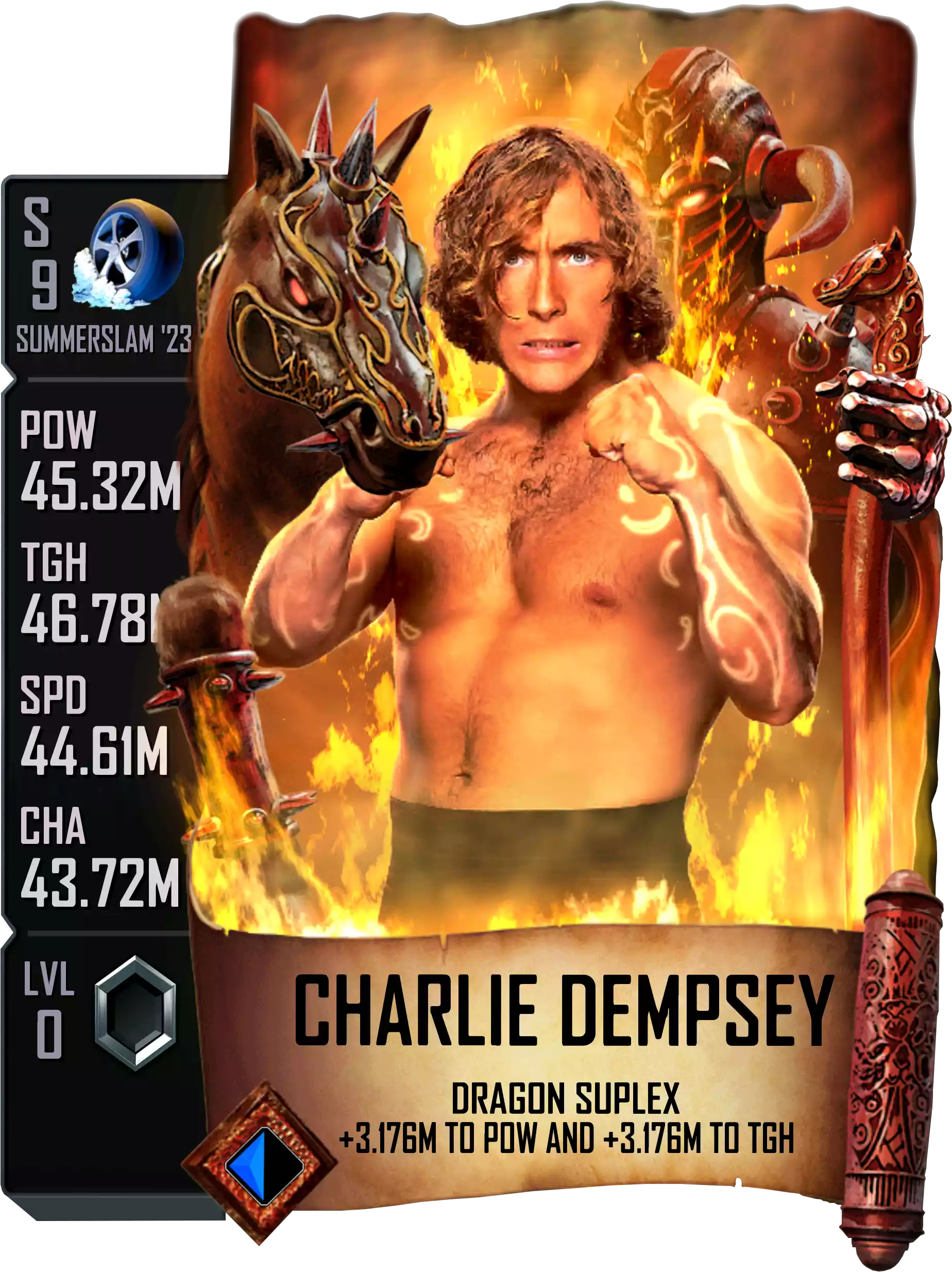 SS23 (SummerSlam '23) - Charlie Dempsey Special Seasonal Halloween Card from WWE Supercard