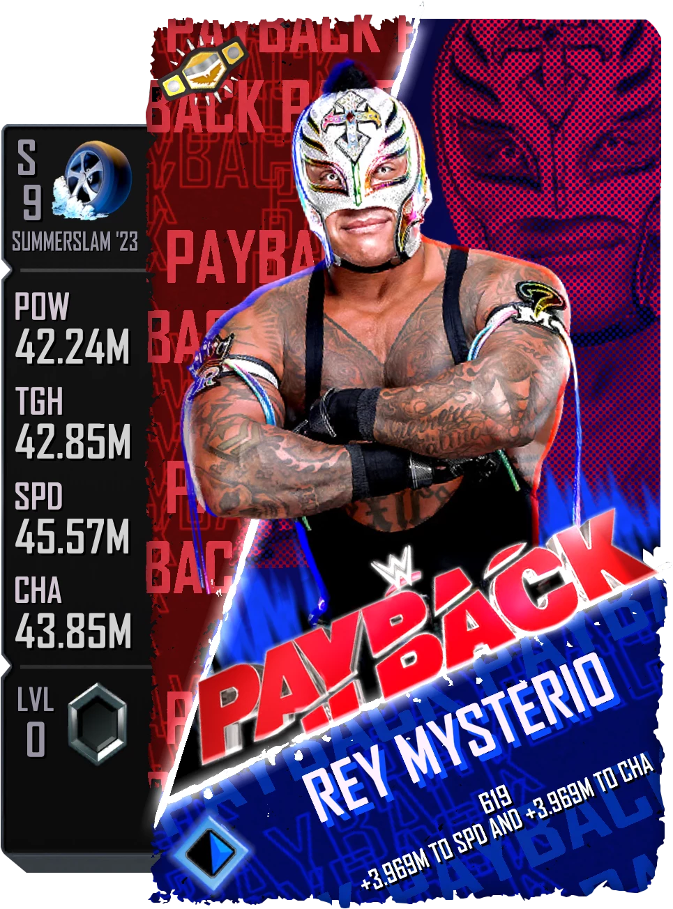 Rey Mysterio, SummerSlam '23 tier, Payback PLE (Premium Live Event) card