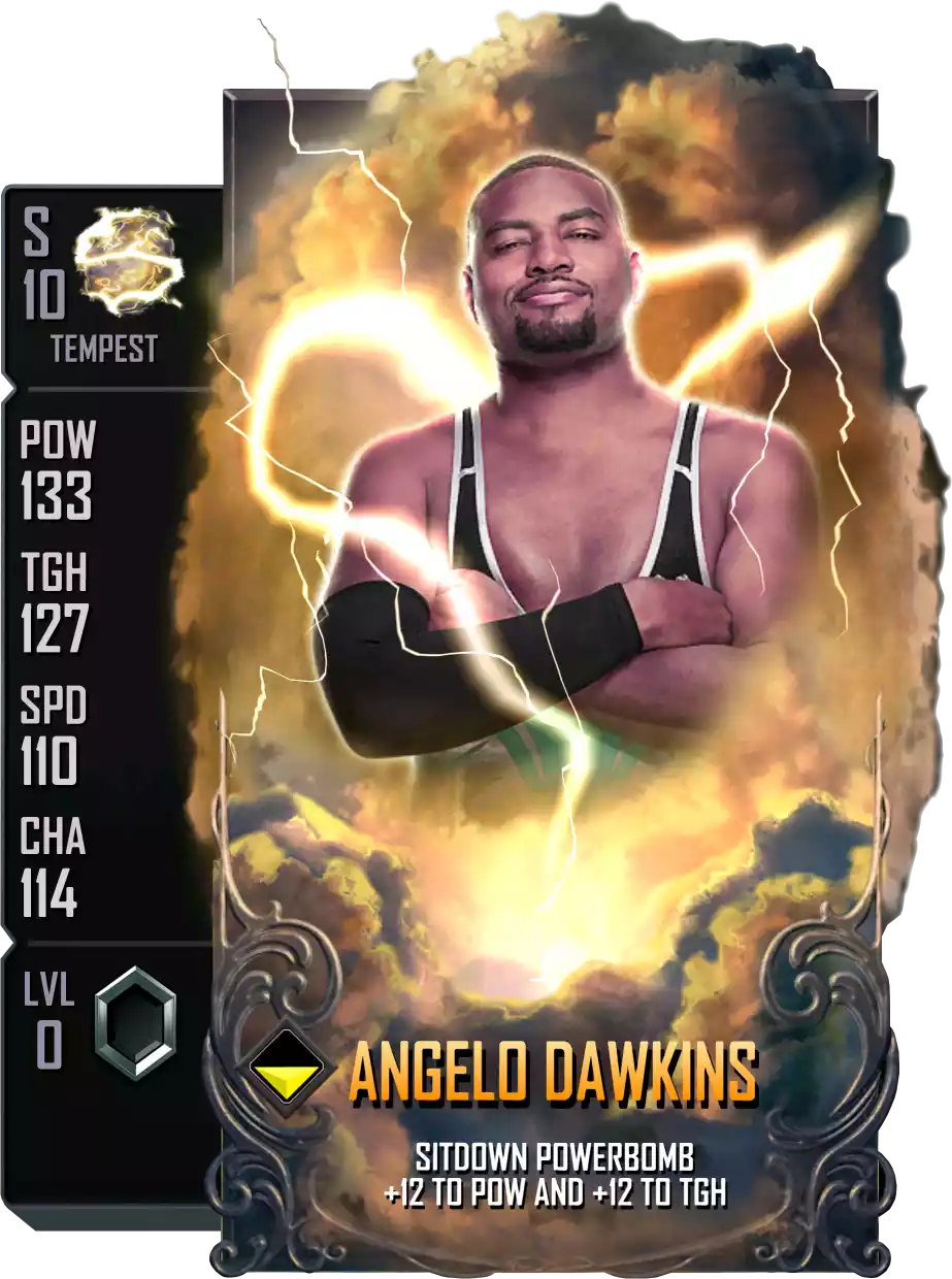 Tempest - Angelo Dawkins - Standard Card from WWE Supercard