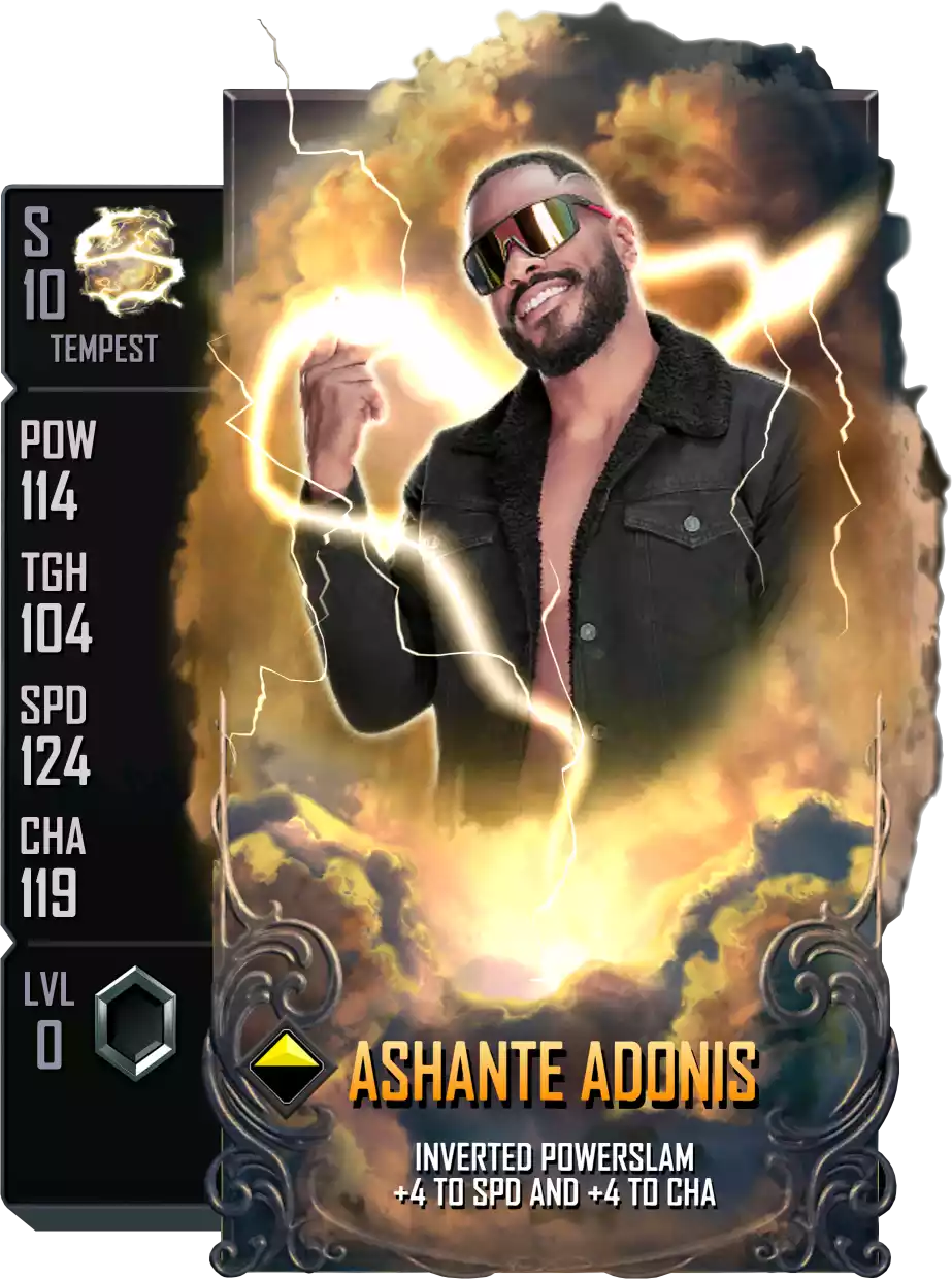 Tempest - Ashante Adonis - Standard Card from WWE Supercard