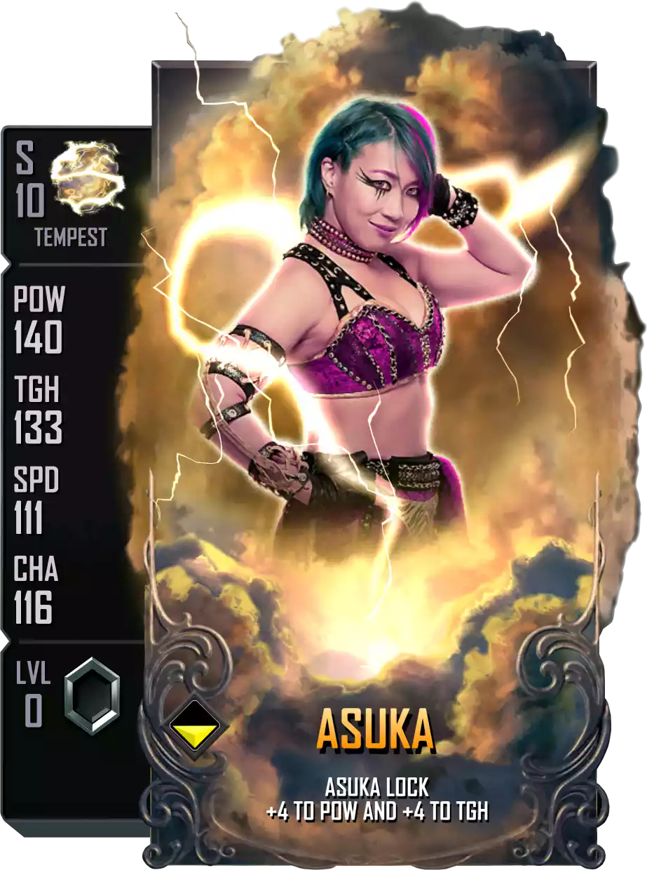 Tempest - Asuka - Standard Card from WWE Supercard