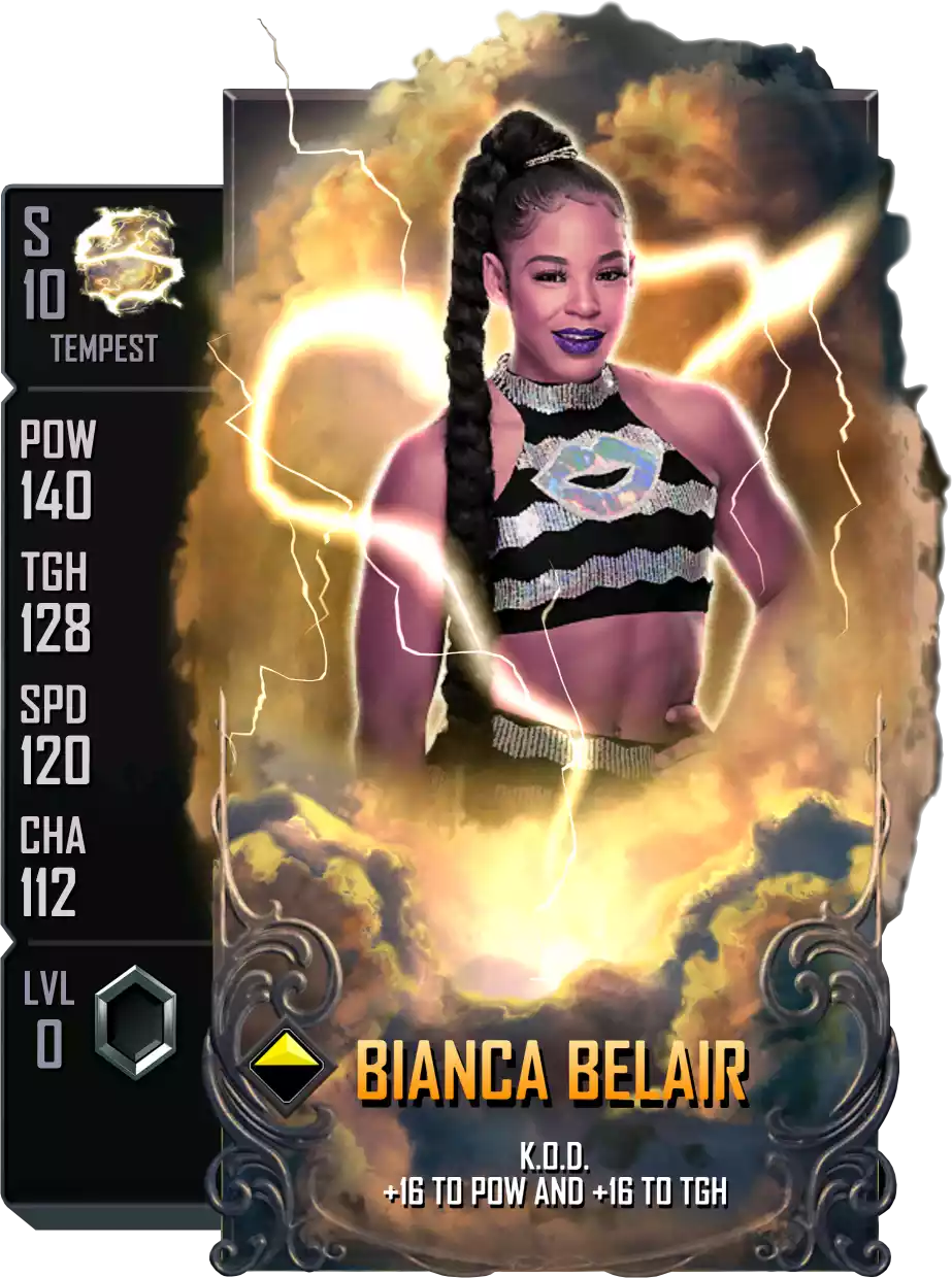 Tempest - Bianca Belair - Standard Card from WWE Supercard