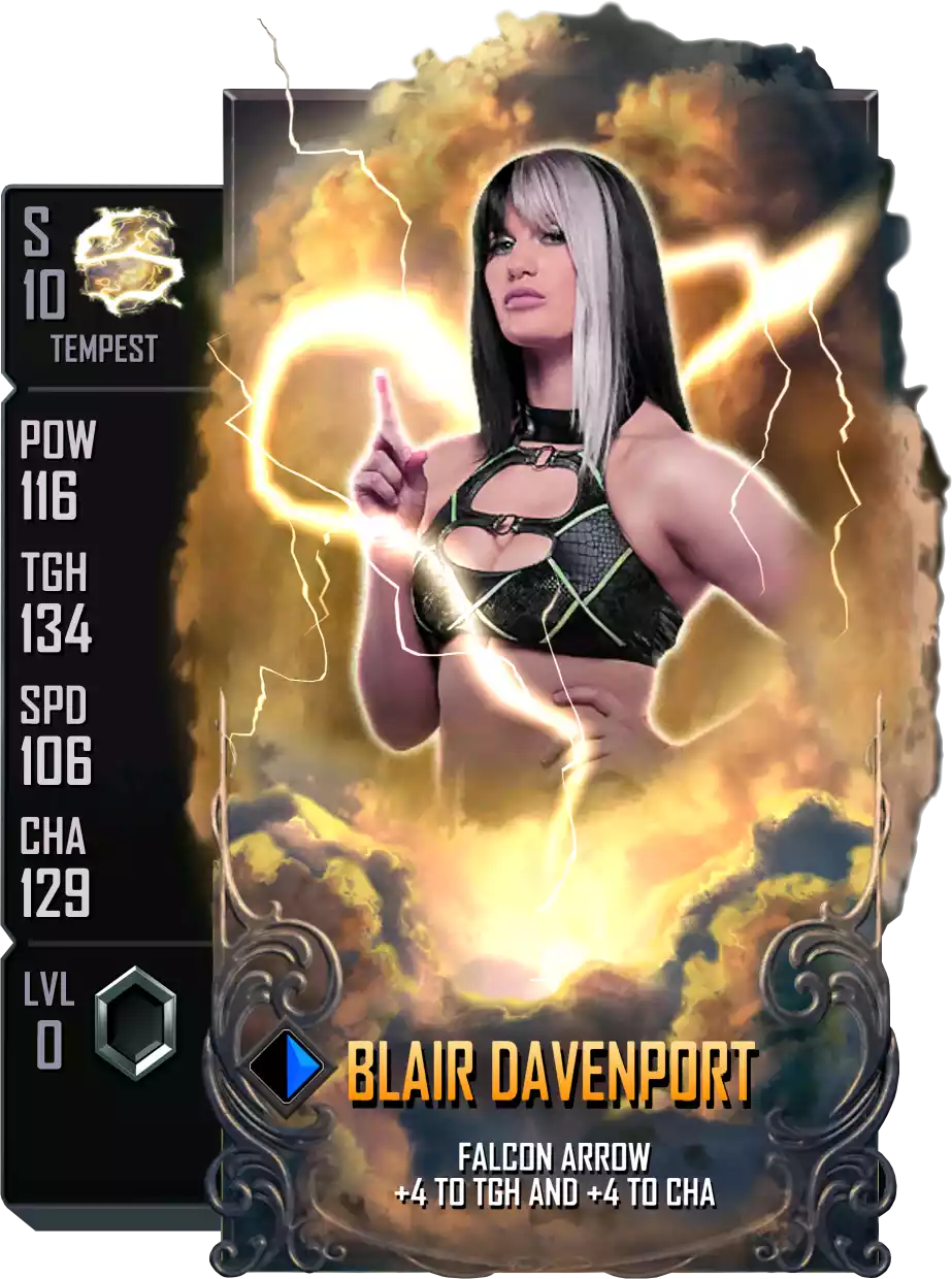 Tempest - Blair Davenport - Standard Card from WWE Supercard