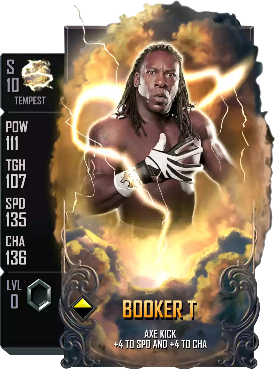 Tempest - Booker T - Standard Card from WWE Supercard
