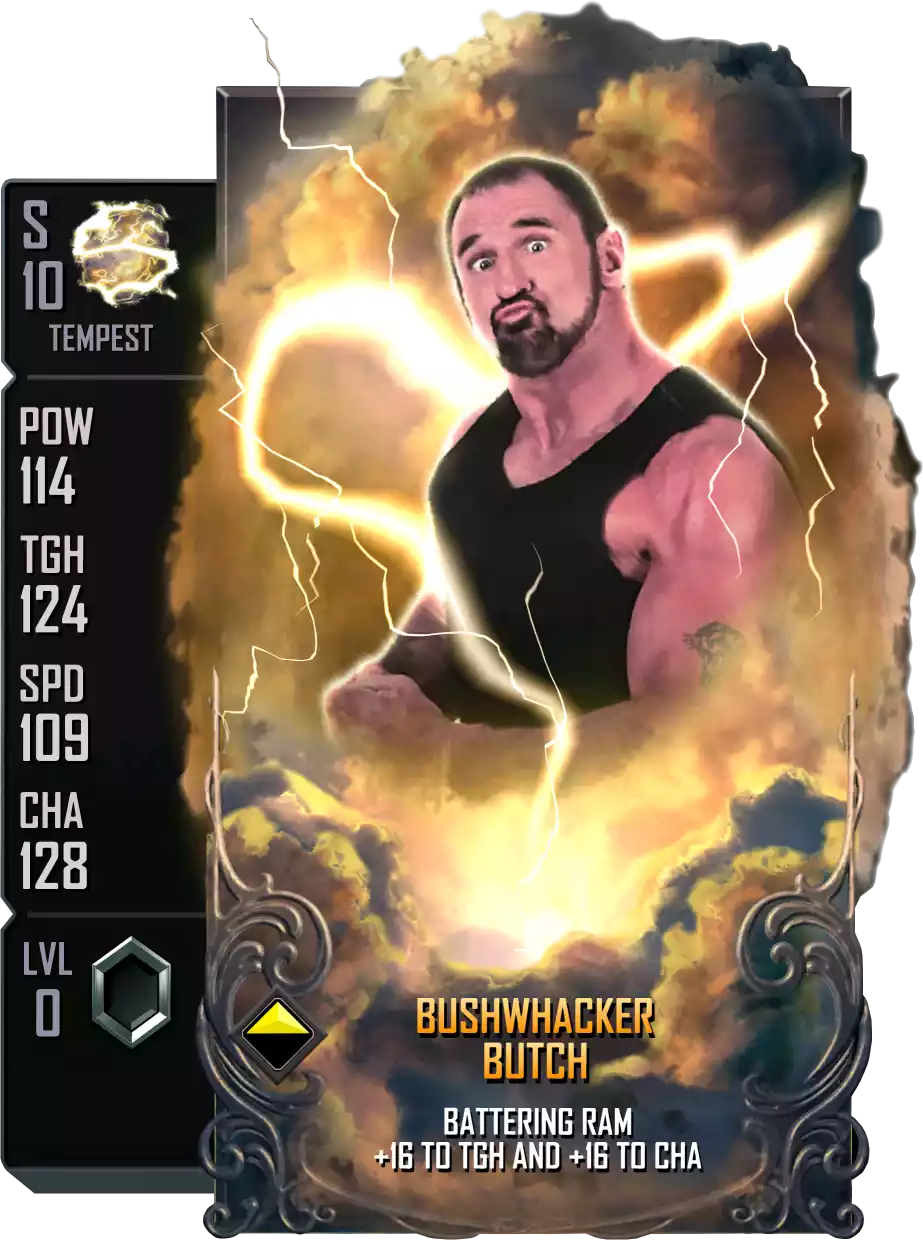 Tempest - Bushwhacker Butch - Standard Card from WWE Supercard