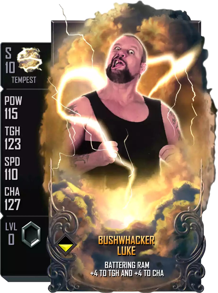 Tempest - Bushwhacker Luke - Standard Card from WWE Supercard
