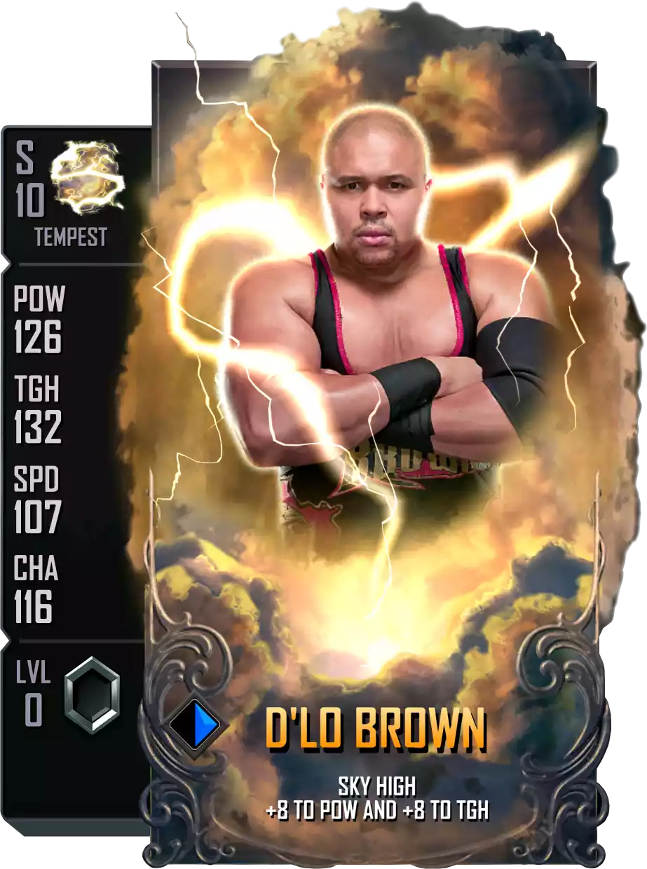 Tempest - D'lo Brown - Standard Card from WWE Supercard