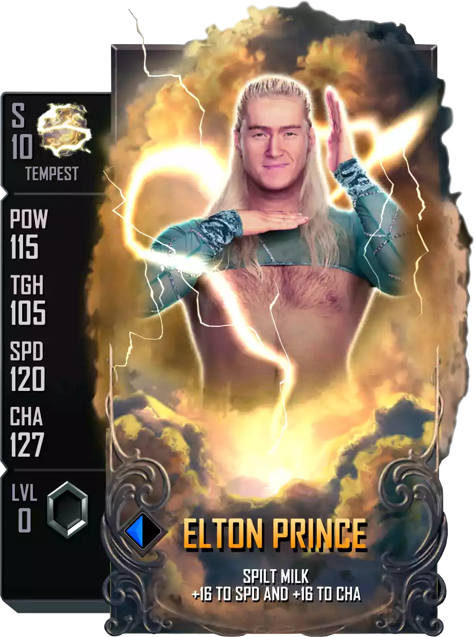 Tempest - Elton Prince - Standard Card from WWE Supercard