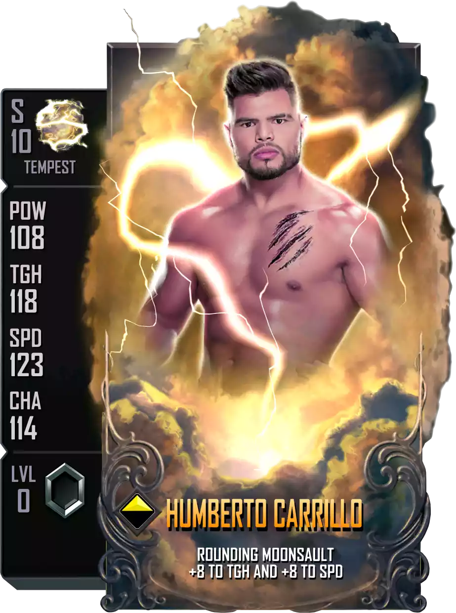 Tempest - Humberto Carrillo - Standard Card from WWE Supercard