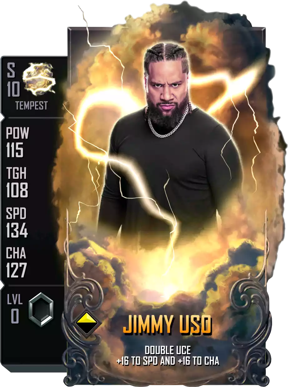 Tempest - Jimmy Uso - Standard Card from WWE Supercard