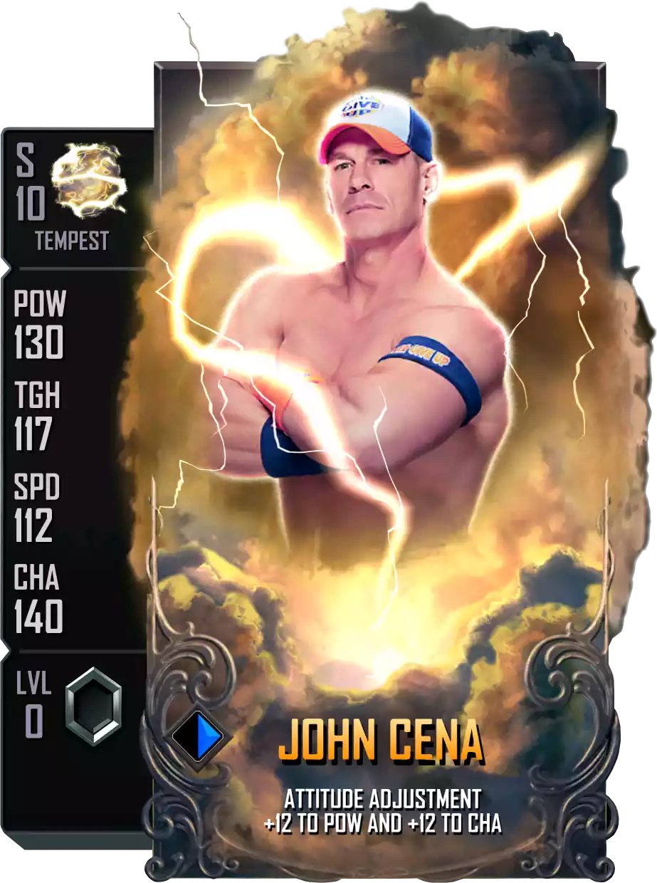 Tempest - John Cena - Standard Card from WWE Supercard