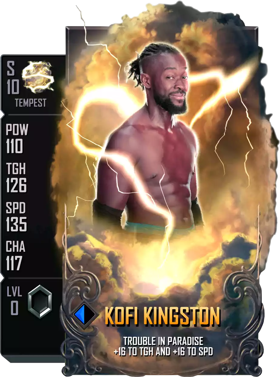 Tempest - Kofi Kingston - Standard Card from WWE Supercard