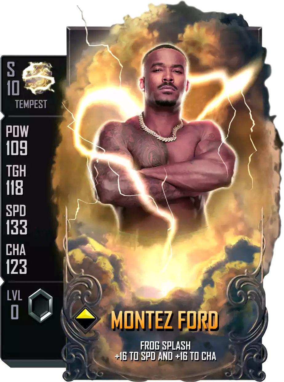 Tempest - Montez Ford - Standard Card from WWE Supercard
