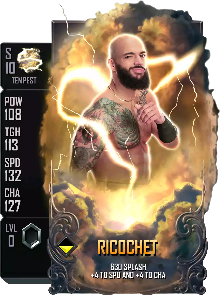 Tempest - Ricochet - Standard Card from WWE Supercard