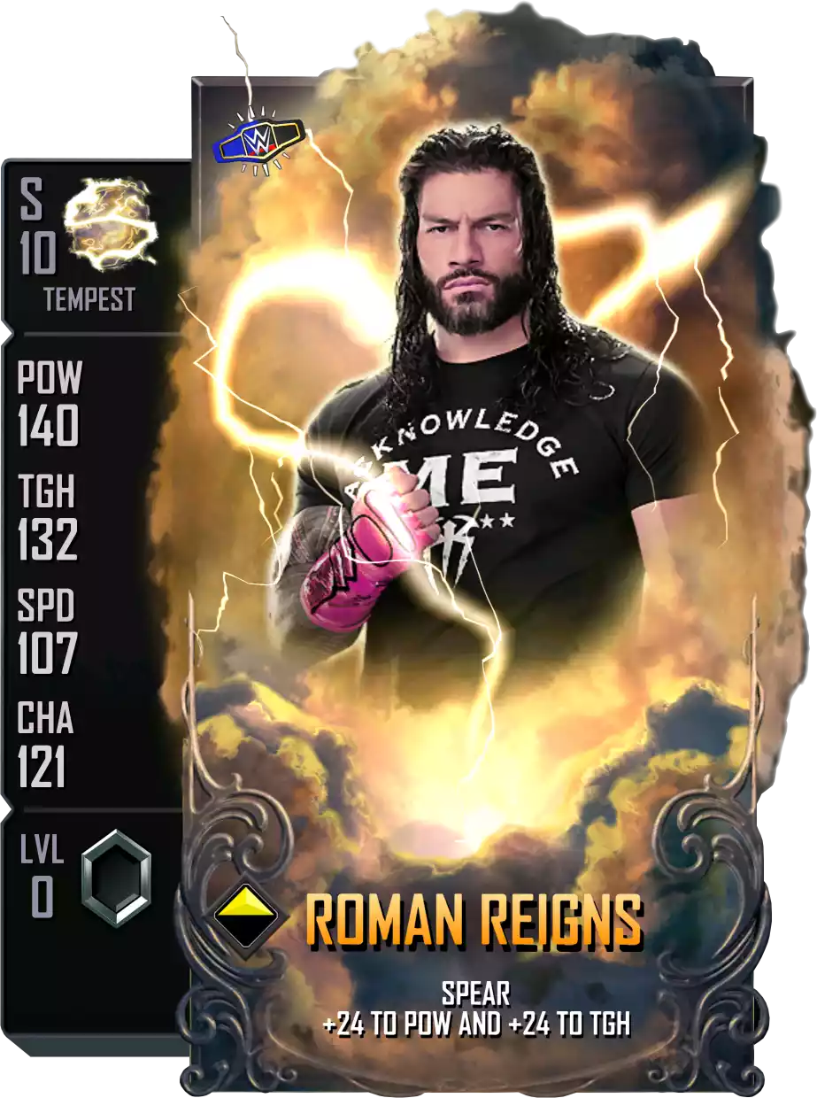Tempest - Roman Reigns - Standard Card from WWE Supercard