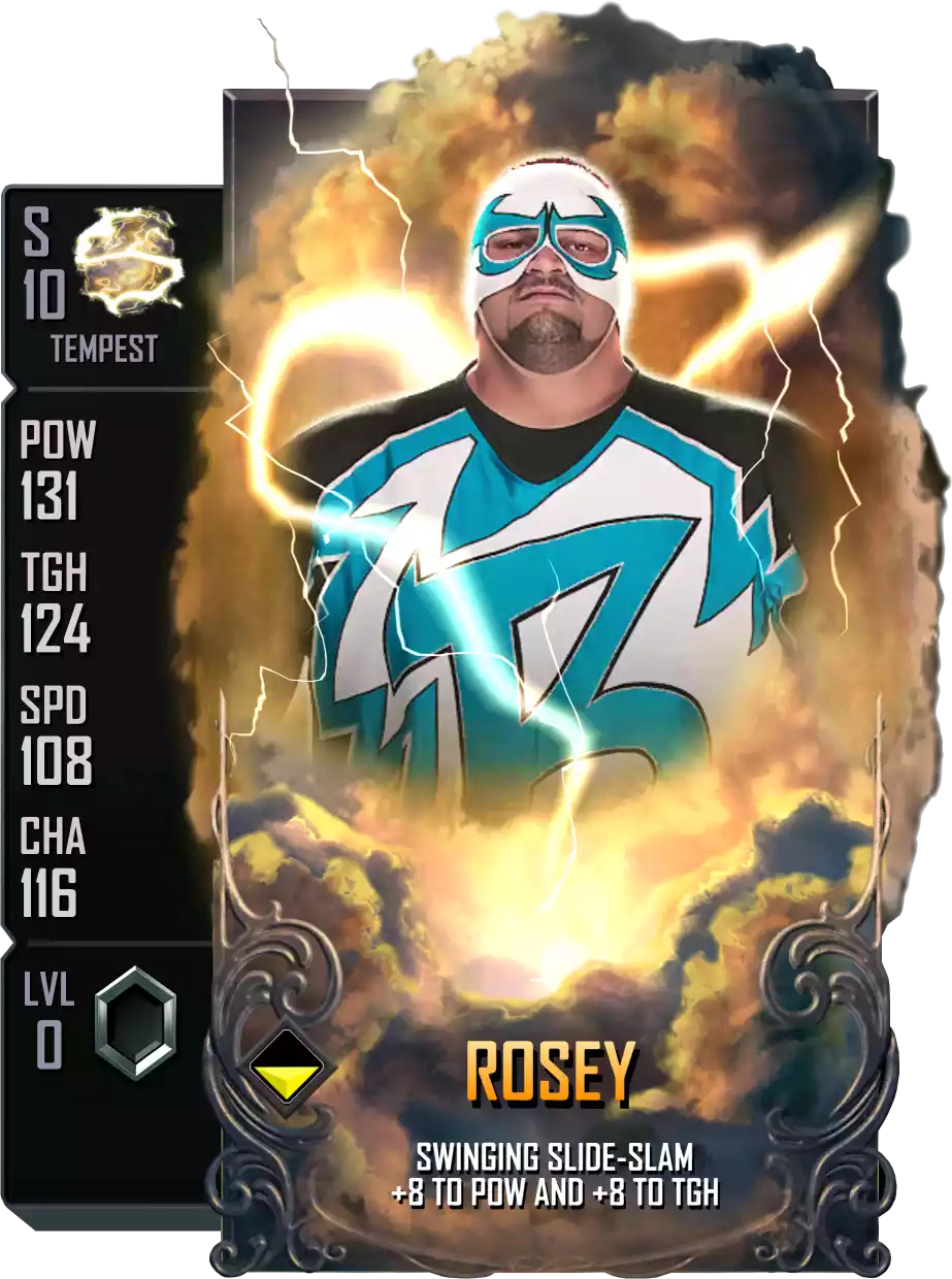 Tempest - Rosey - Standard Card from WWE Supercard