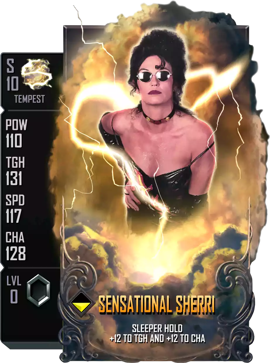 Tempest - Sensational Sherri - Standard Card from WWE Supercard