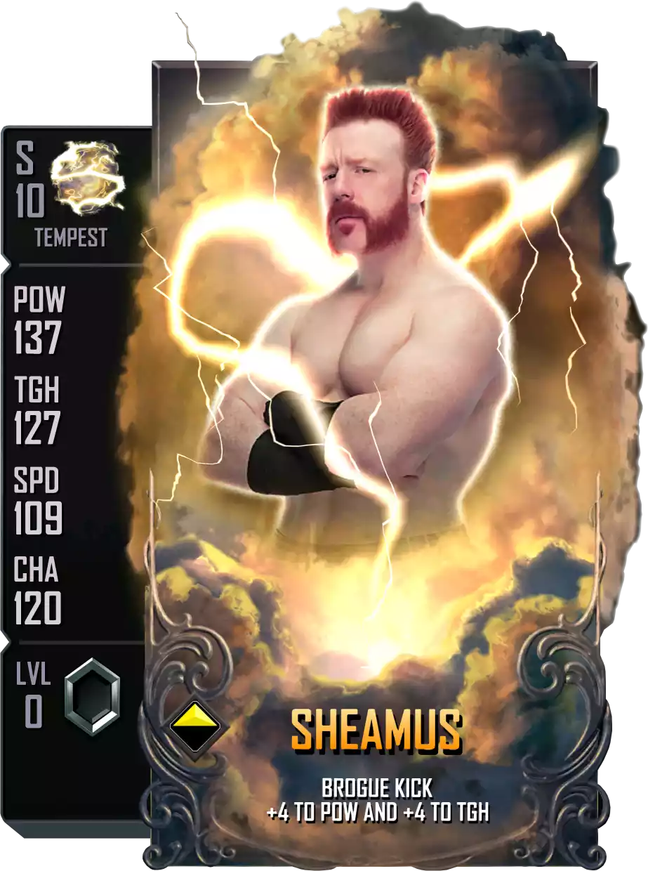Tempest - Sheamus - Standard Card from WWE Supercard