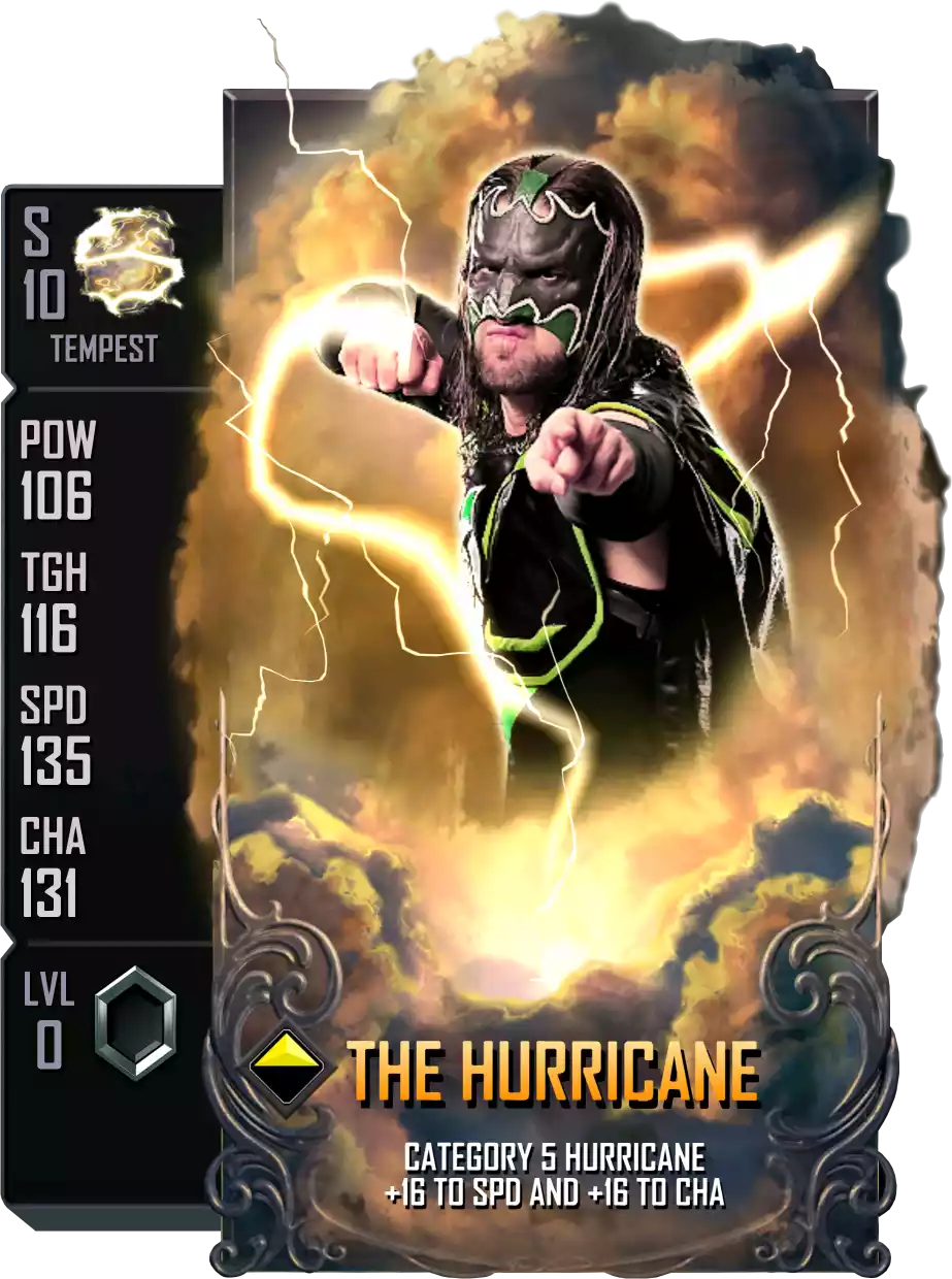 Tempest - The Hurricane - Standard Card from WWE Supercard
