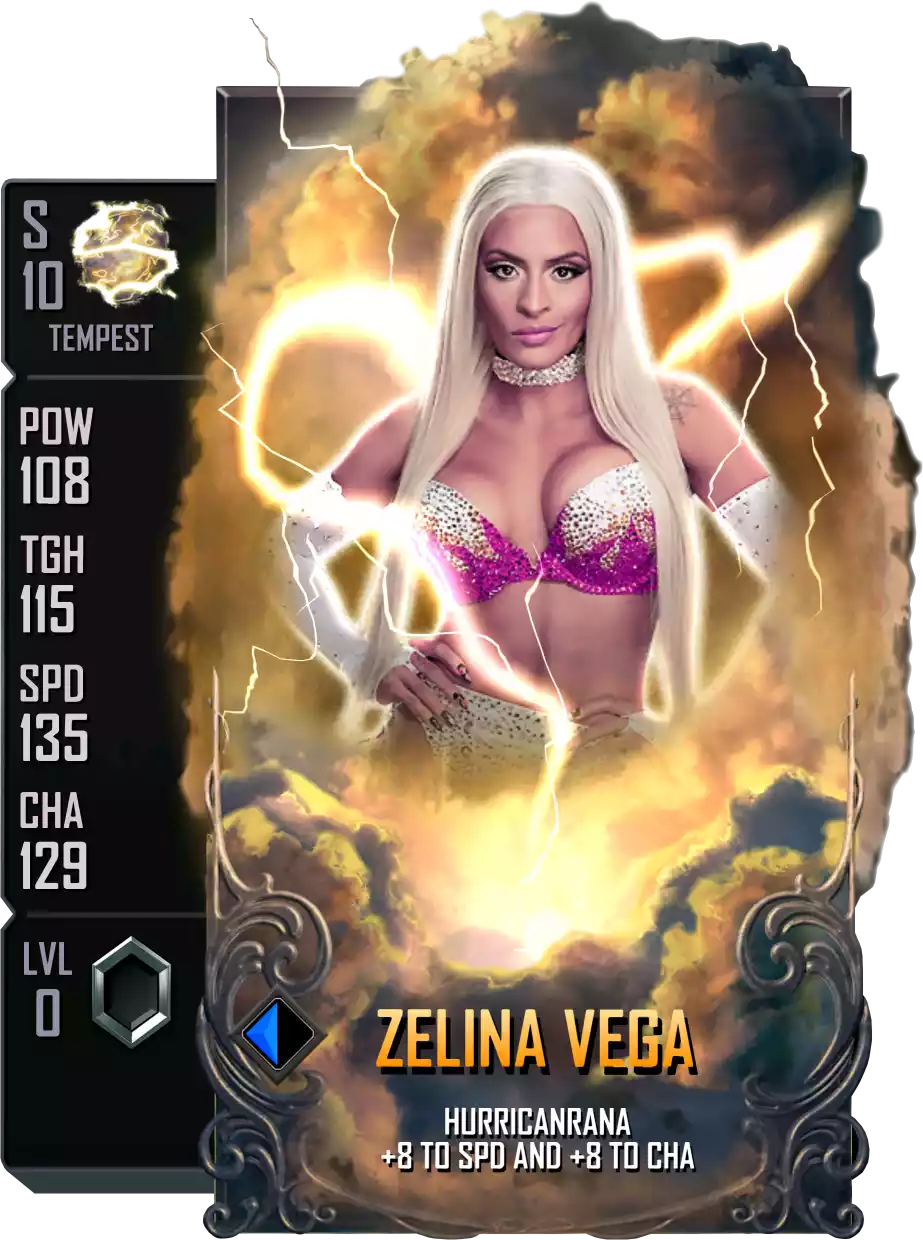 Tempest - Zelina Vega - Standard Card from WWE Supercard