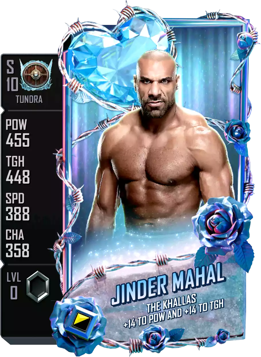Crucible - Jinder Mahal - Valentine's Day Card from WWE Supercard