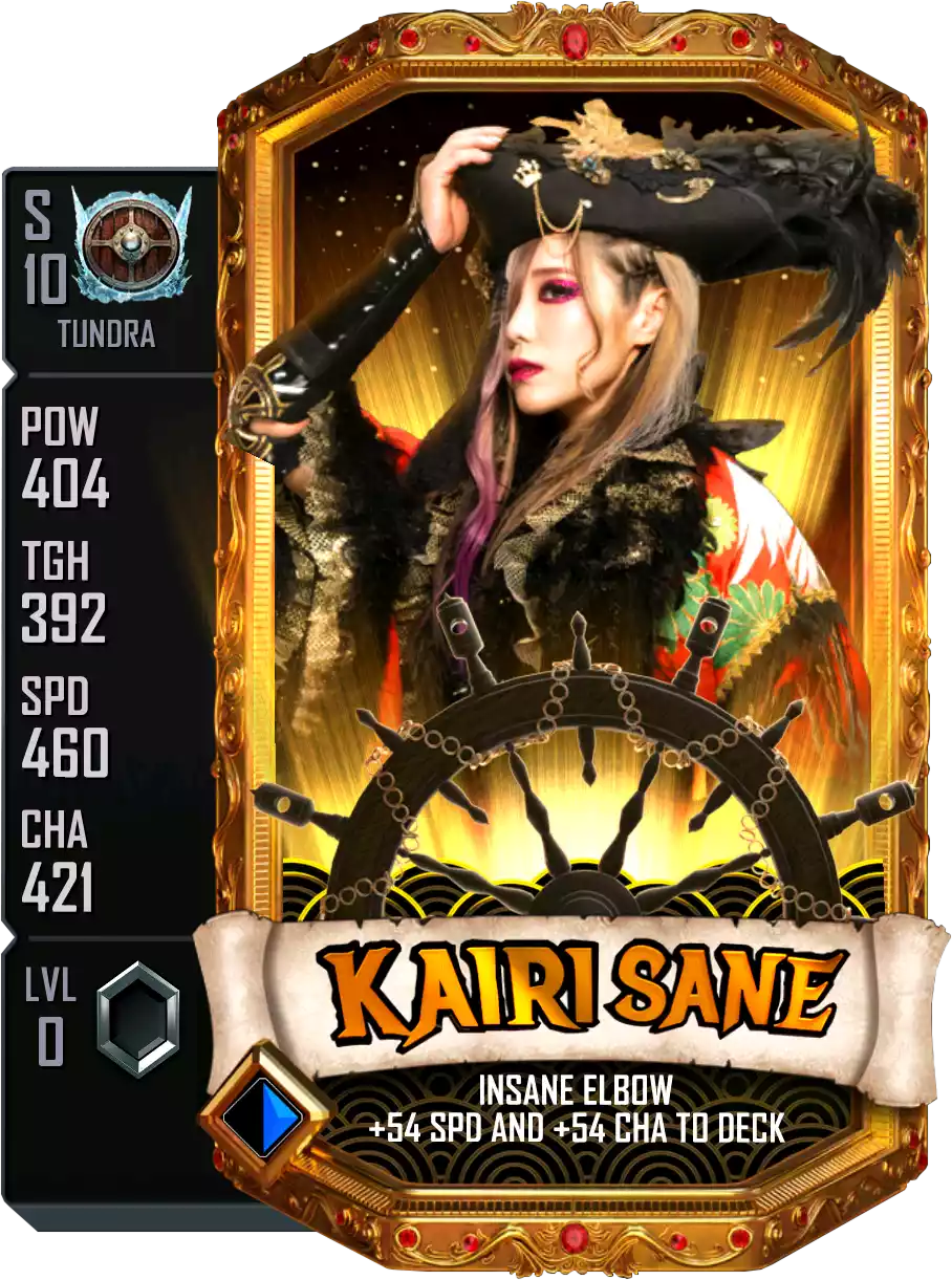 Crucible - Kairi Sane - Battle Pass Card from WWE Supercard