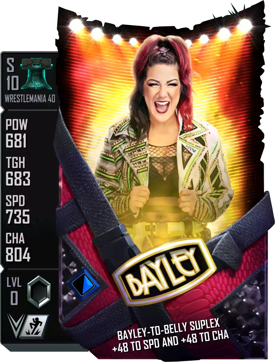 Wrestlemania 40, Bayle, Special Edition Card from WWE Supercard