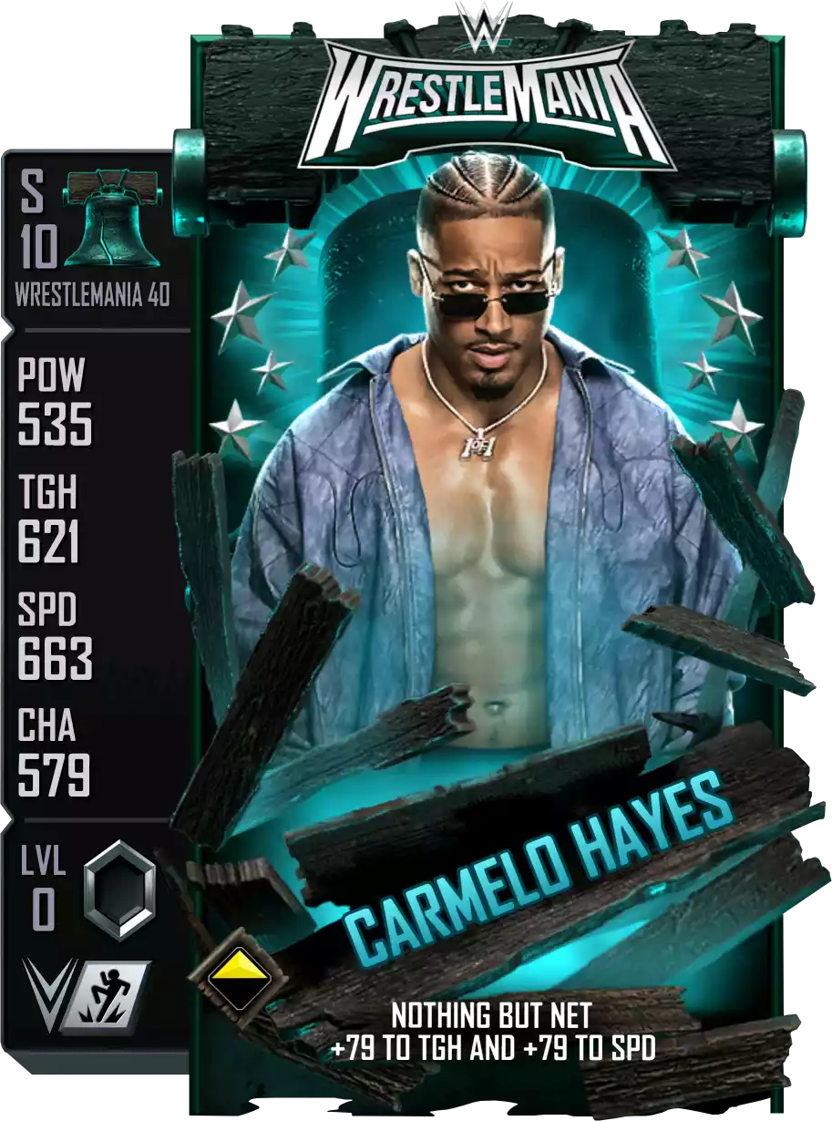 Wrestlemania 40, Carmelo Hayes, Standard Card from WWE Supercard