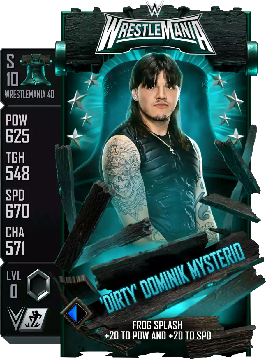Wrestlemania 40, Dominik Mysterio, Standard Card from WWE Supercard