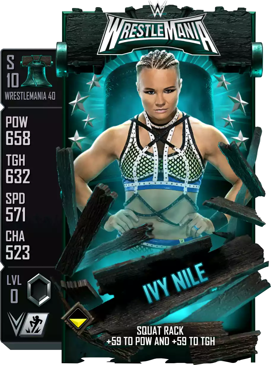 Wrestlemania 40, Ivy Nile, Standard Card from WWE Supercard