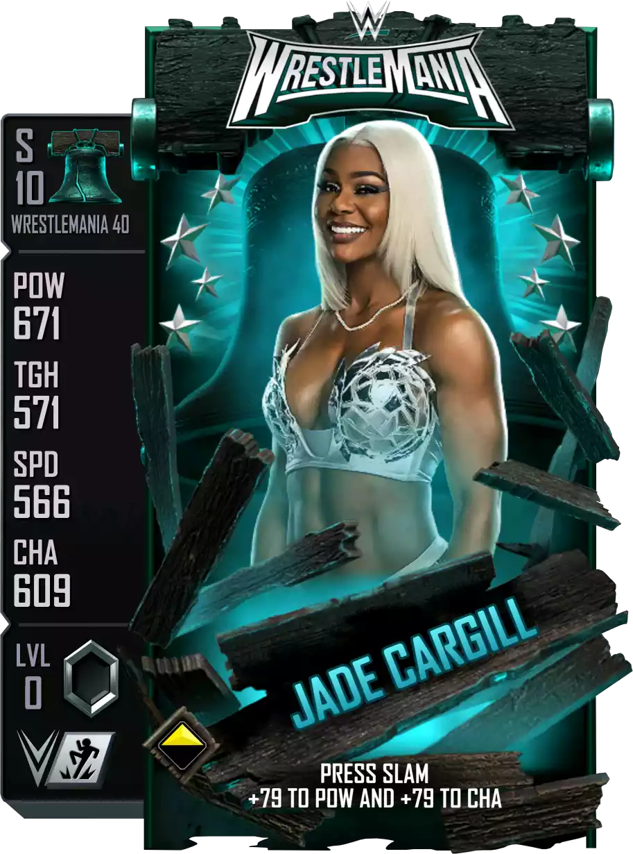 Wrestlemania 40, Jade Cargill, Standard Card from WWE Supercard