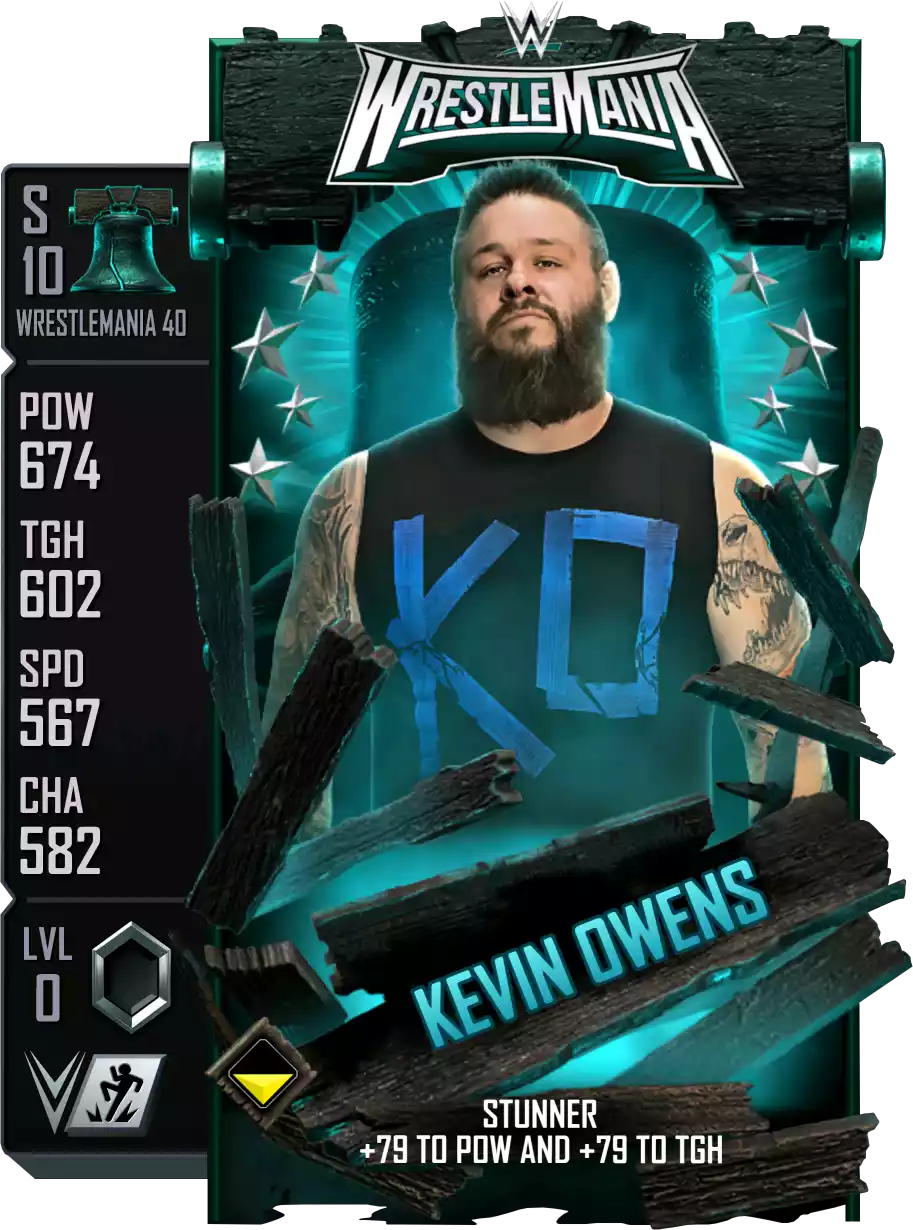 Wrestlemania 40, Kevin Owens, Standard Card from WWE Supercard