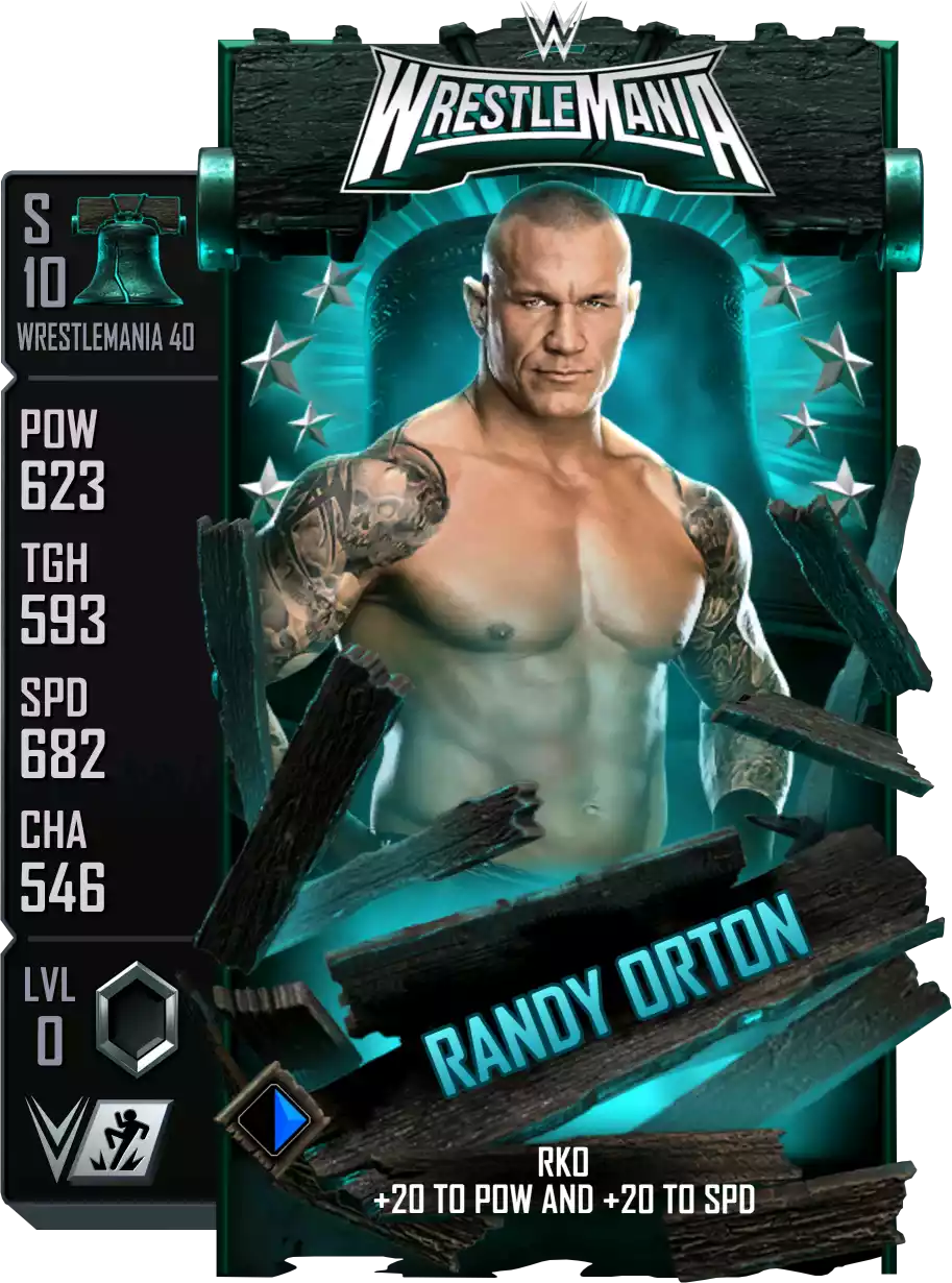 Wrestlemania 40, Randy Orton, Standard Card from WWE Supercard